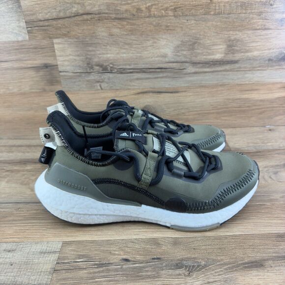 Adidas UltraBoost 21 x Parley Focus Olive Mens Size 8.5 Running Sneakers… main image 5